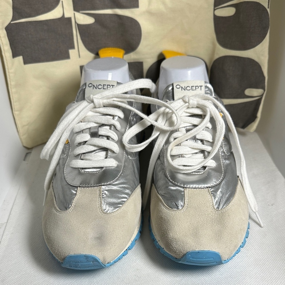 ONCEPT MOD.004 Travelist S22 Tokyo Silver Flash Women's Sneakers Sz 10 - Picture 3 of 13
